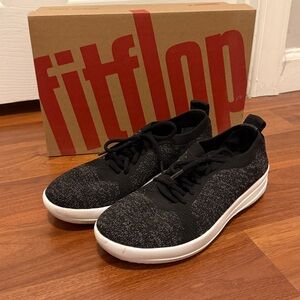 FitFlop F-Sporty ÜBERKNIT™ Slip-On Sneaker Black Sz.5